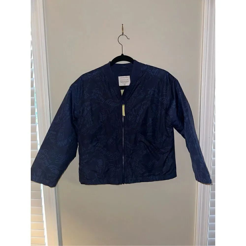 Athleta Girls x Simone Biles SB Convertible Jacket "Use Your Voice" Large 12